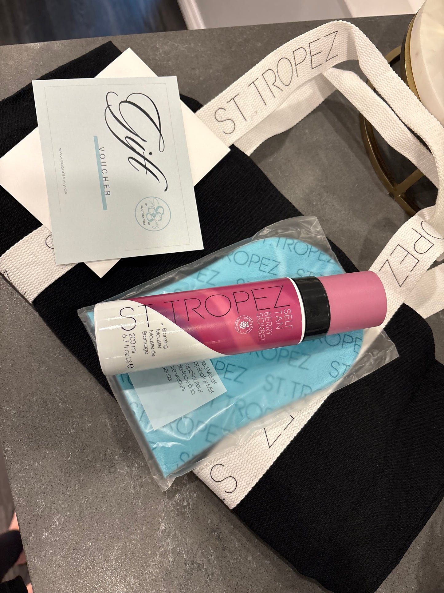 Glow On the Go" Summer Tanning Package
