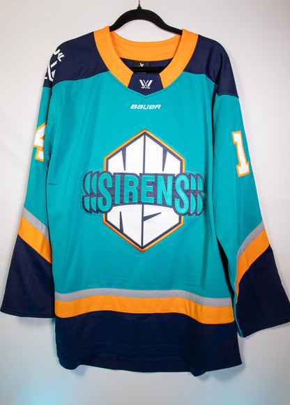 Signed Sirens jersey #14 Bourbonnais