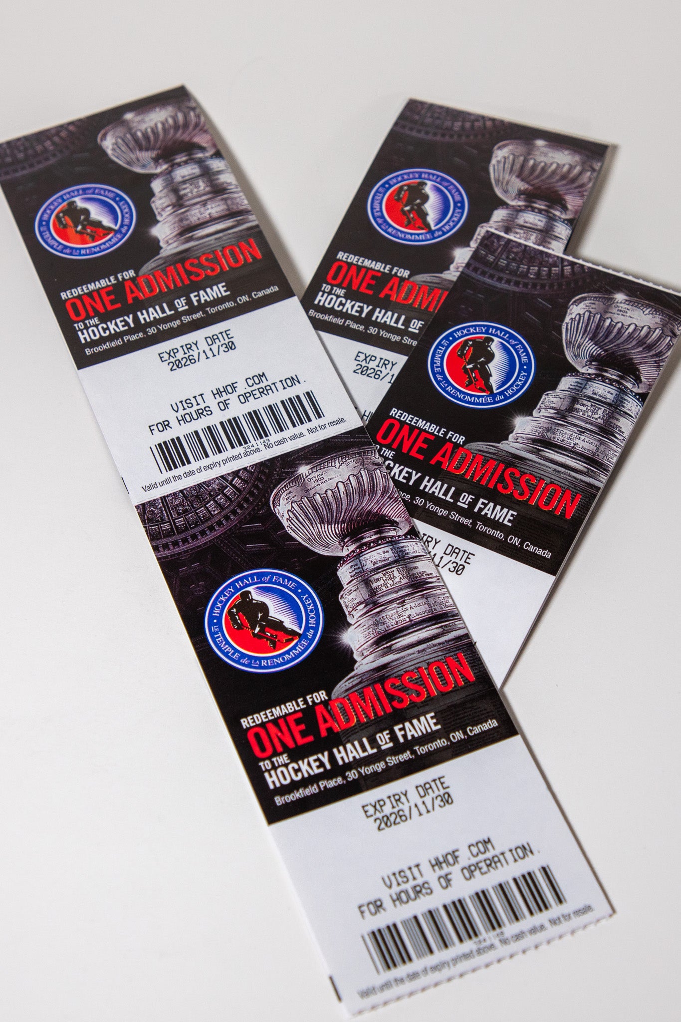 4 tickets to HHOF