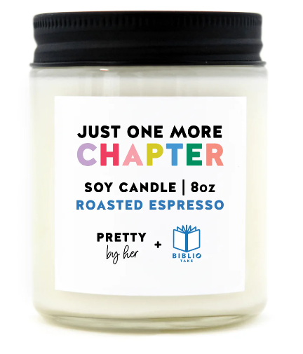 $24 - Pretty by Her Candles - In support of BiblioTake initiatives